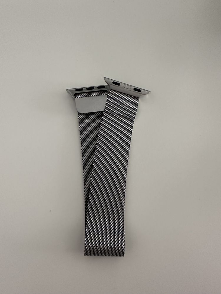 Curea Originala Apple Watch 38mm, Silver Milanese Loop