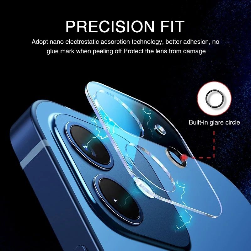 Стъклен протектор за камера за iPhone 12 / 12 Pro Max / Mini / 11 Pro