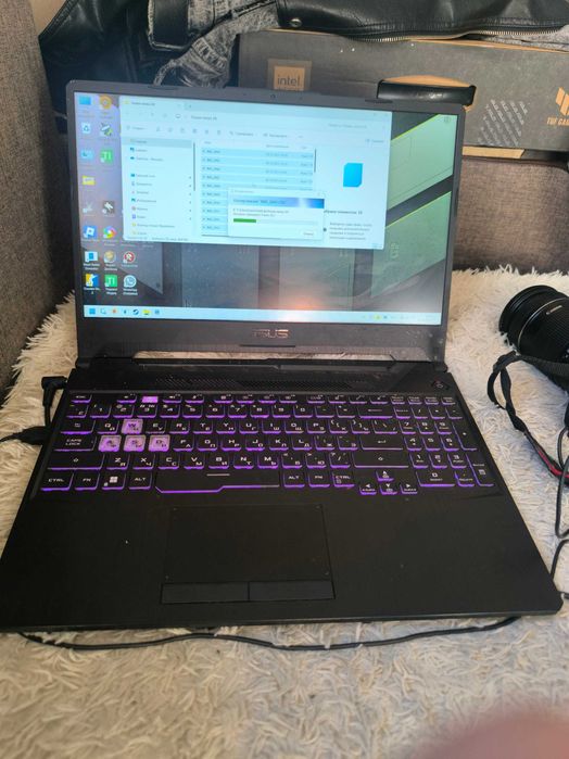 Игровой RTX 3050 Asus tuf gaming FX506H ноутбук