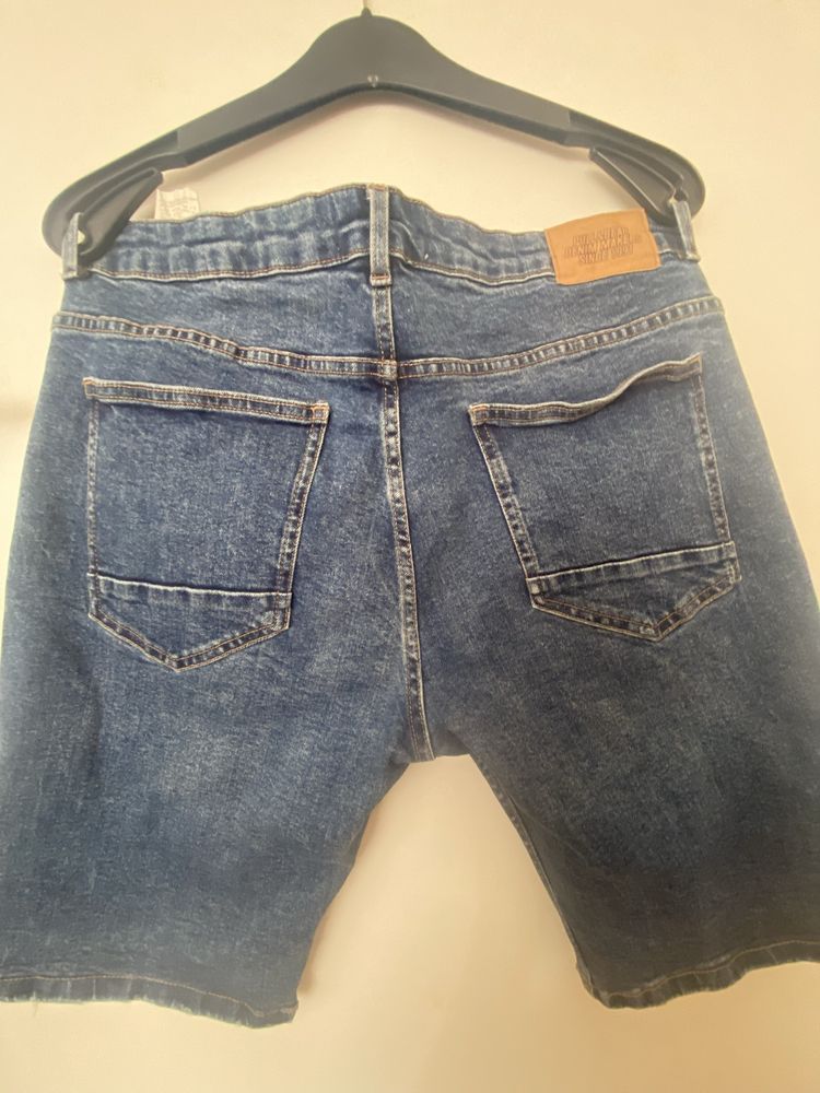 Дънкови панталонки Pull&bear