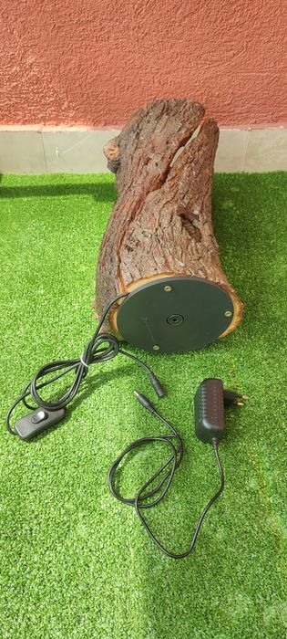 Дървена лед лампа / ръчна изработка /