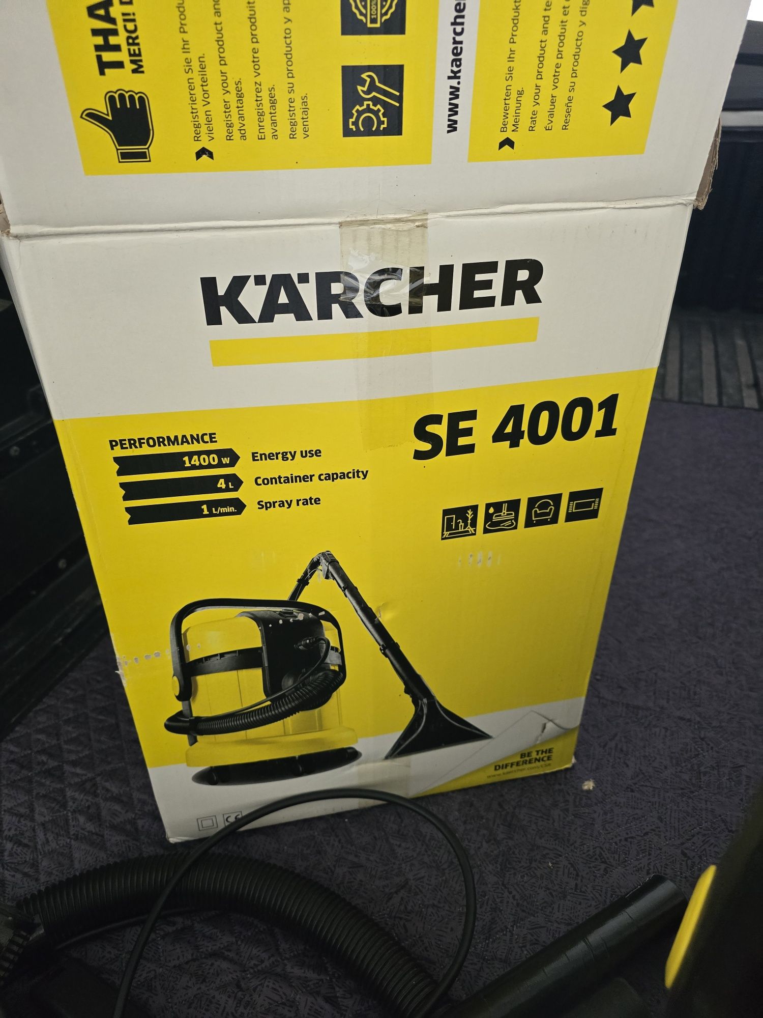 Перяща прахосмукачка Karcher SE 4001