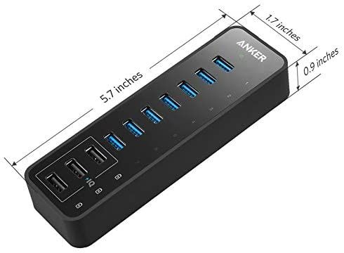 Anker 60W 3 PowerIQ Hub 7-Port USB 3.0 данни и зареждане в едно