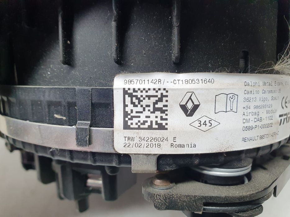 Airbag volan 985701142r Dacia Logan 2 [facelift] [2017 - 2020]