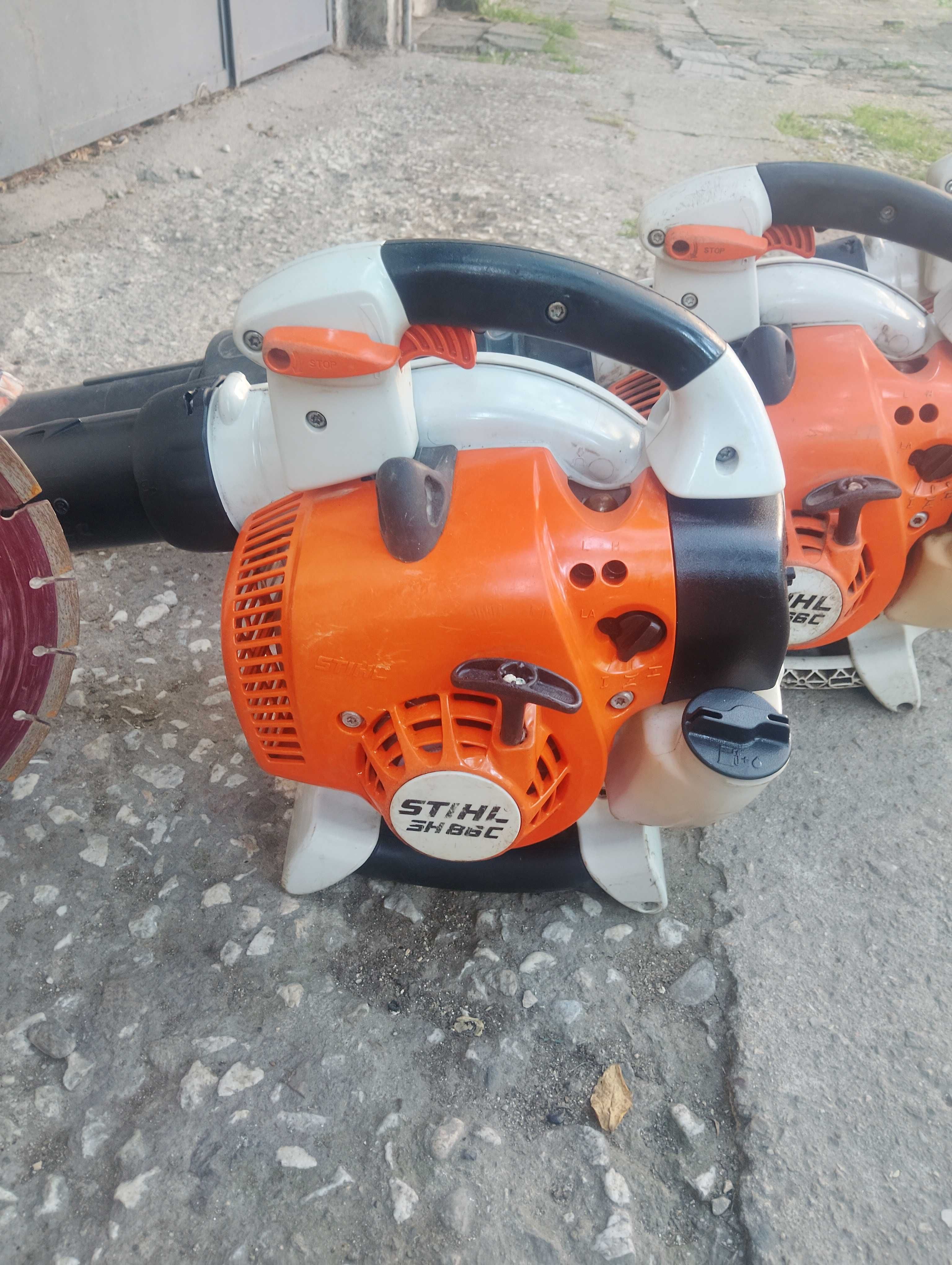 Духалка Stihl BG86C и StihlTS 410 Фугорез