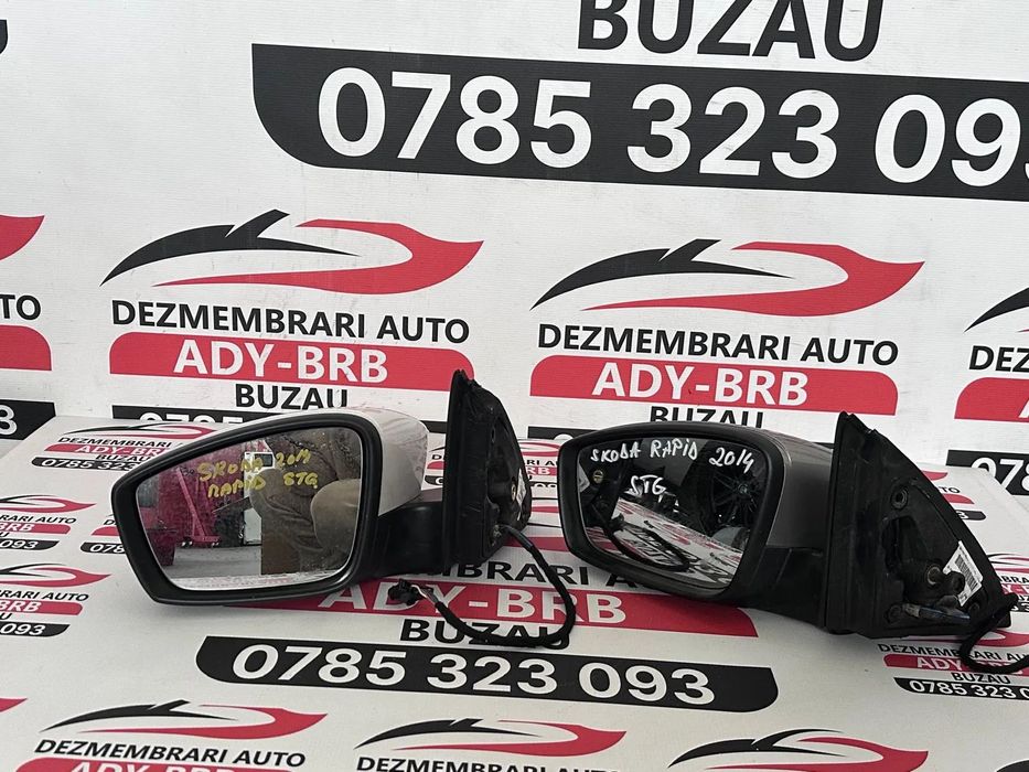 Oglinda stanga Skoda Rapid 2014