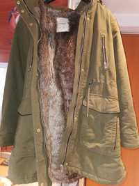 Geaca parka kaki, Pull&Bear