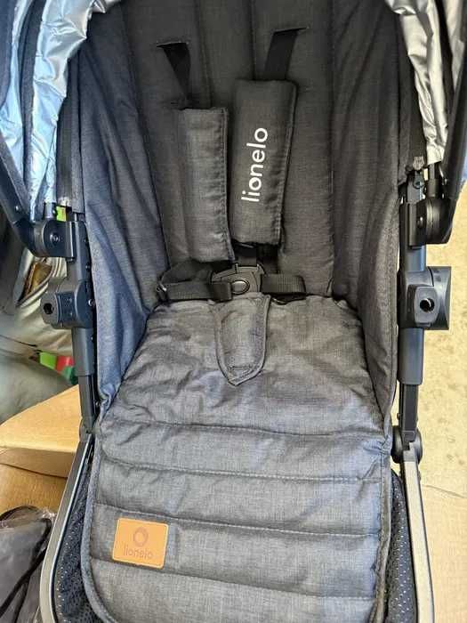 Детска количка 3 в 1 Lionelo Amber, Graphite grey
