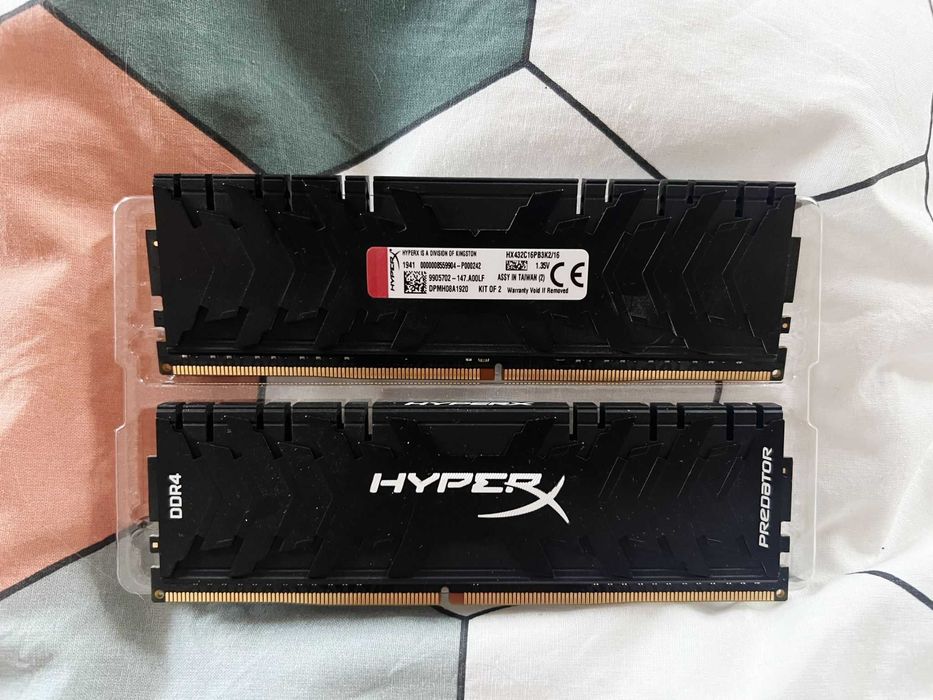Kit Dual-Channel | HyperX Predator DDR4 | 2x8 GB | 3200 MHz | CL 16 |