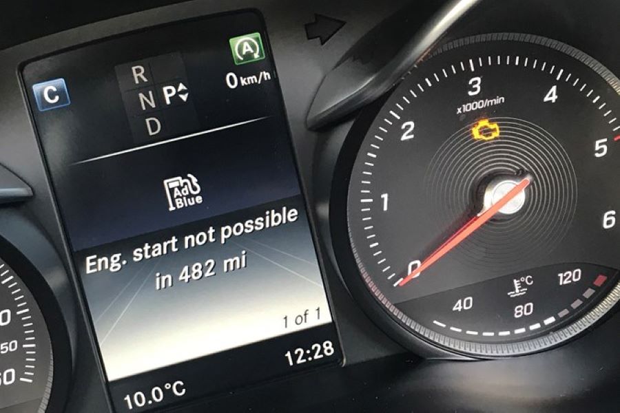 Mercedes AdBlue RESET Restart рестариране на адблу Carplay AMG Menu