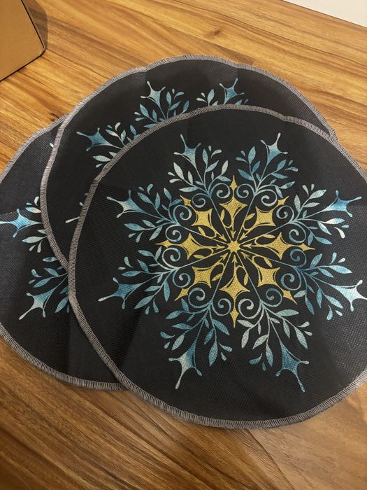 Новогодняя скатерть салфетки