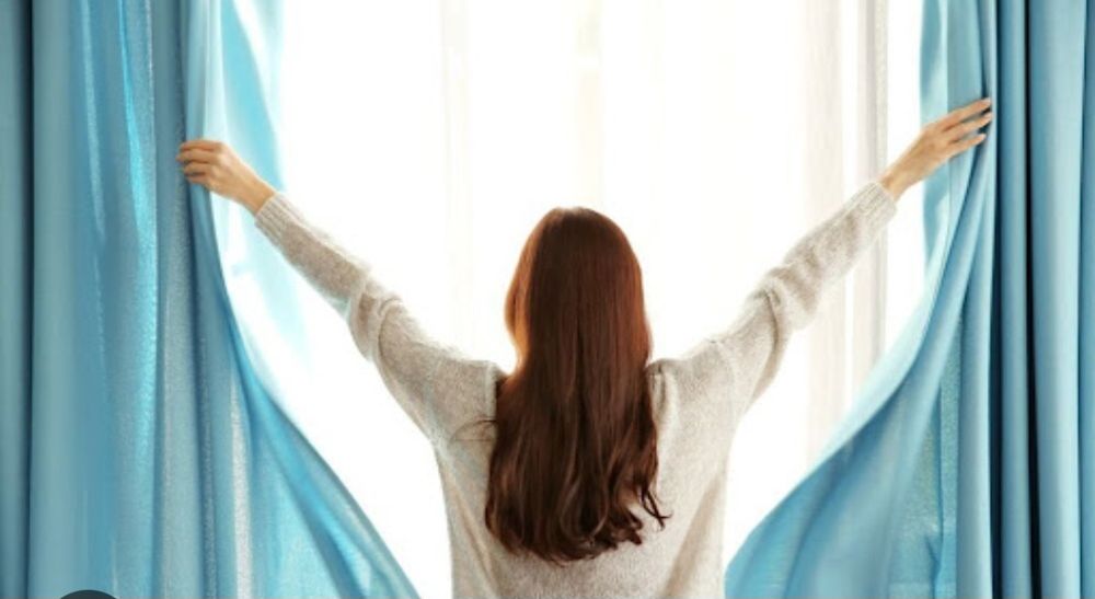 Стирка штор тюля