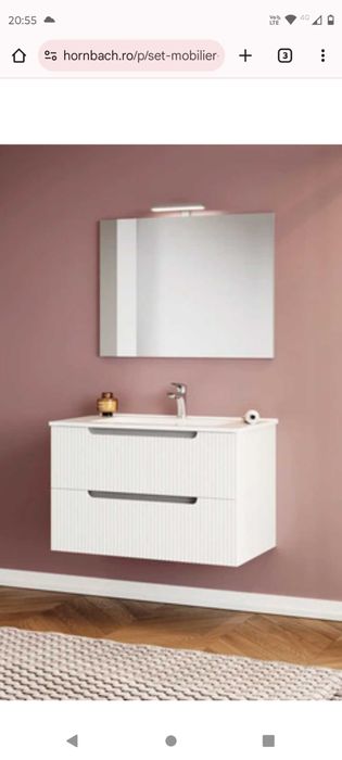 Vand oglindă de baie