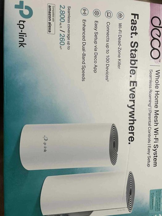 2x Бройки MESH TP-LINK DECO E4 AC1200