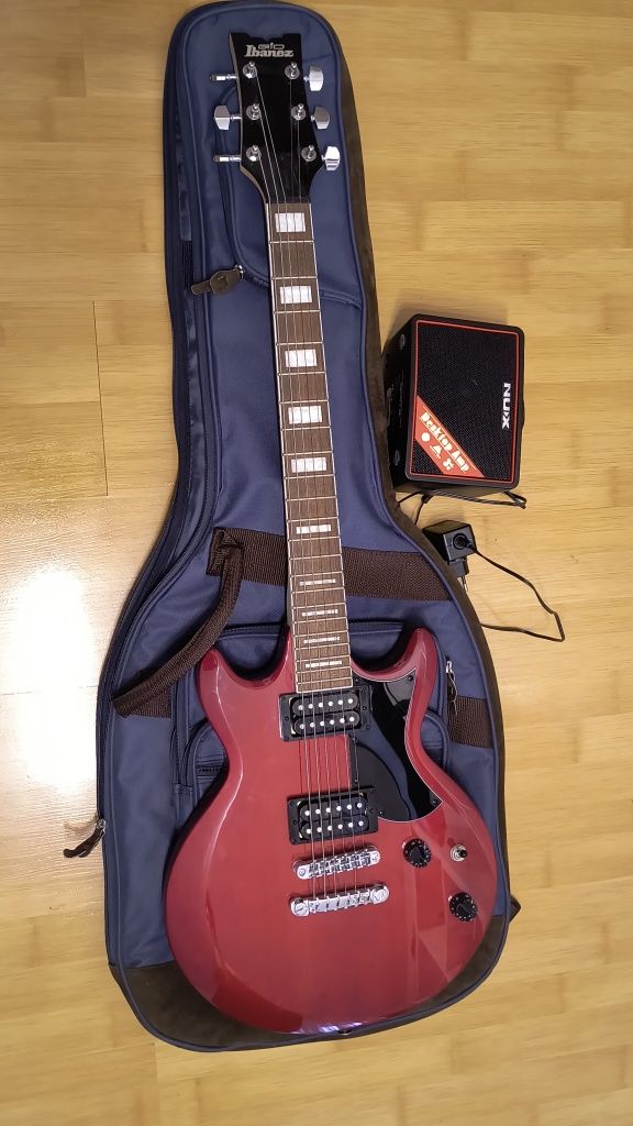 Chitara ibanez GAX30 și amplificator