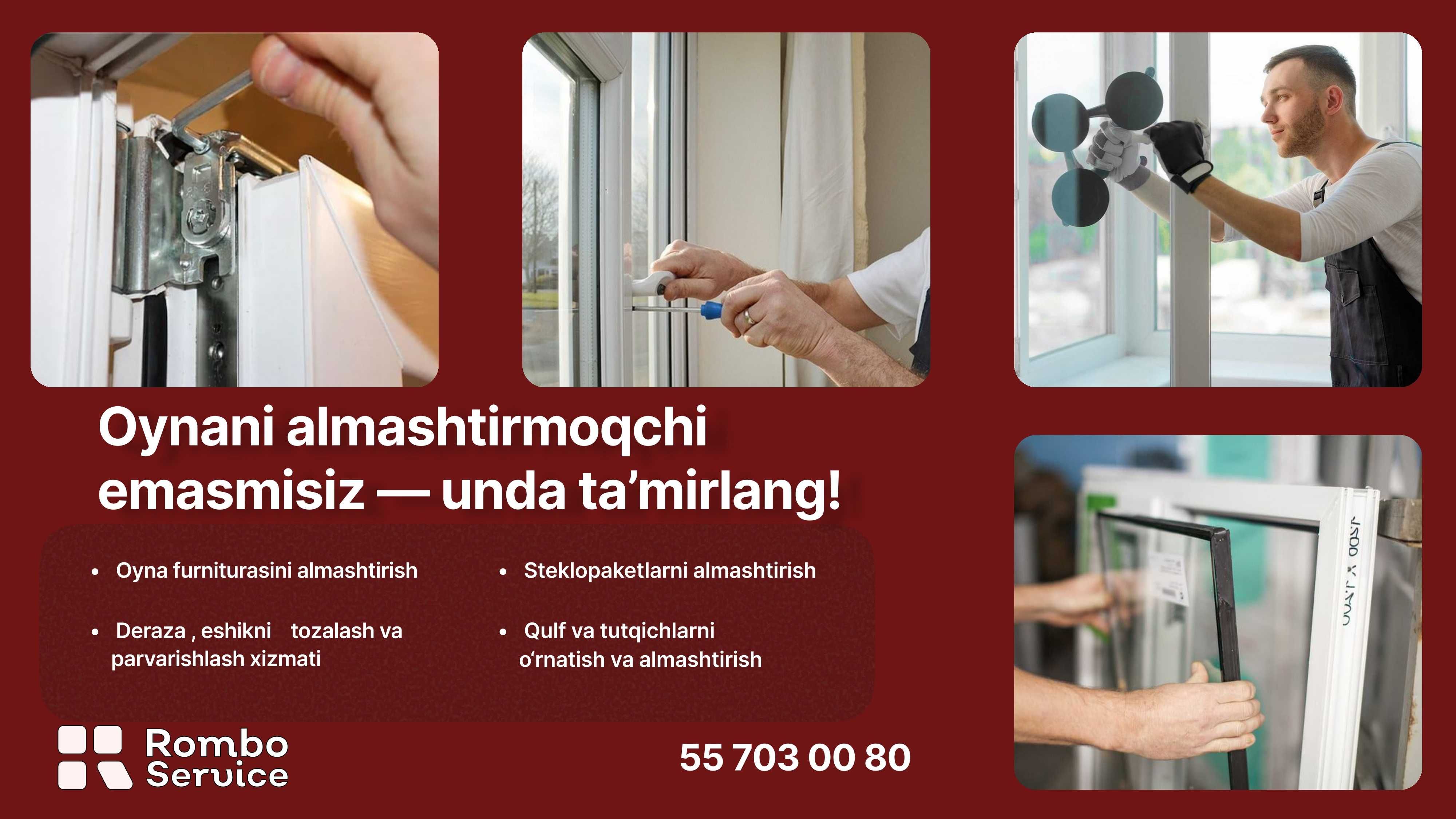 Akfa tamirlash / Remont akfa / Rom tamirlash