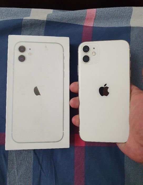 Apple Iphone 11 128GB Silver White Original Karobka Holati Ideal Zor