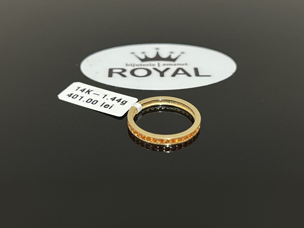 Bijuteria Royal CB : Inel dama aur 14k 1,44 grame M.12