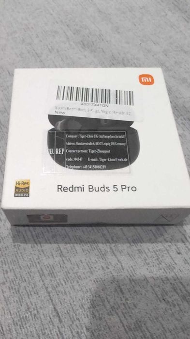 Casti In-Ear Redmi Buds 5 Pro, ANC, Bluetooth, IP54,