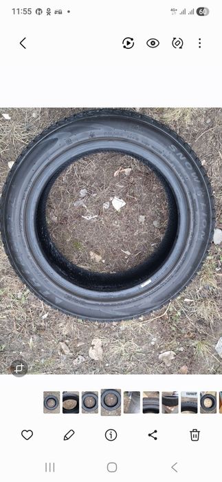 Зимние шины, липучка.