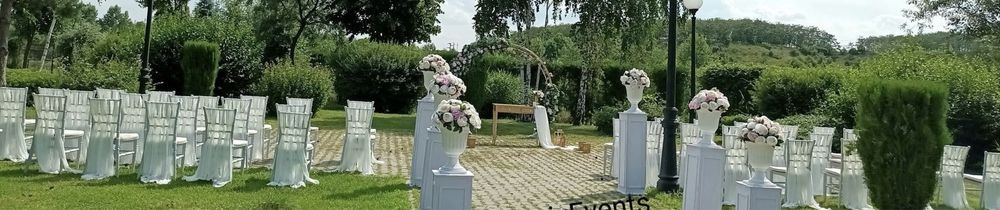 Aranjament cununie civila decor arcada masuta ceremonie nunta