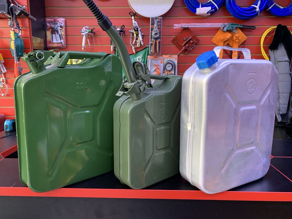 Канистры металлический алюминевый 10L 20L