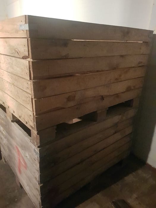 Cufăr de lemn / box pt. transport sau depozitare fructe / legume