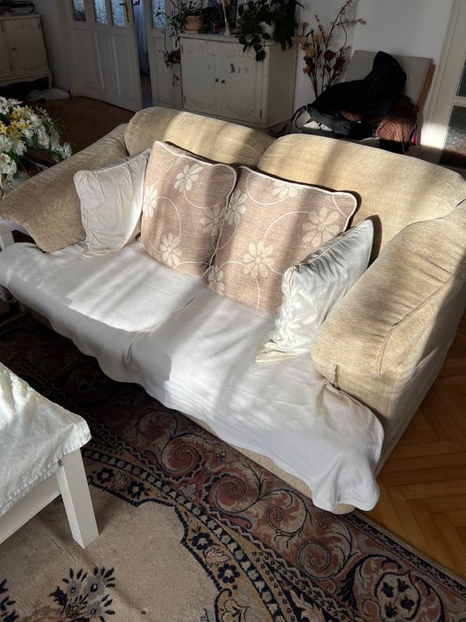 Подарявам 2 дивана и 1 фотьол - холна гарнитура, 3 броя