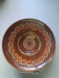 Farfurii ceramică de Horezu, dimensiuni mari.