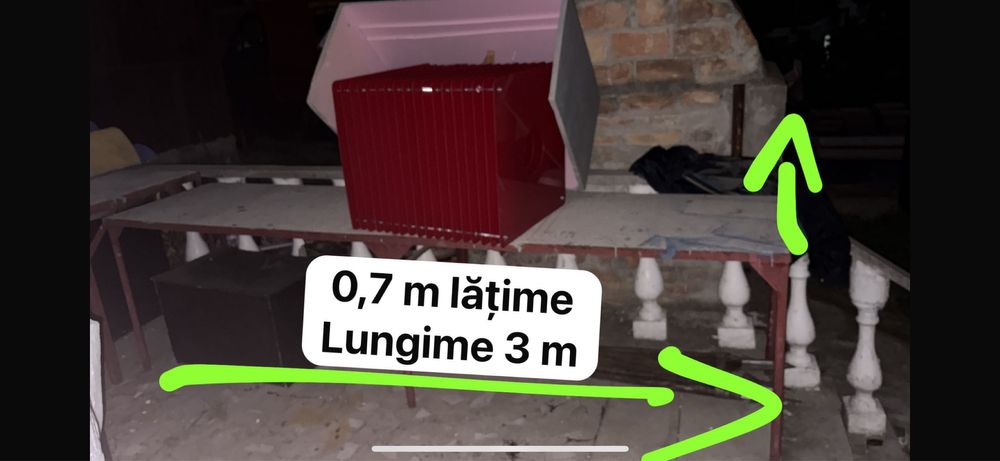 Pachet Mese beton fier gradina terasa abator masa transare oferta iasi
