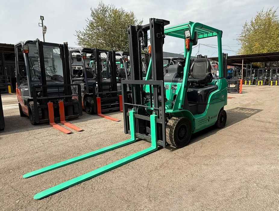 Японский вилочный погрузчик MITSUBISHI FGE15T 1.5 тонный