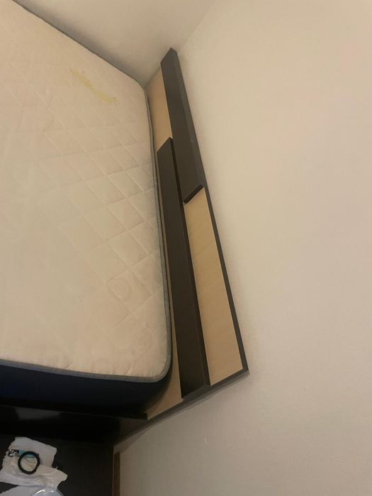 Pat 200/ 160 cm cu tot cu saltea