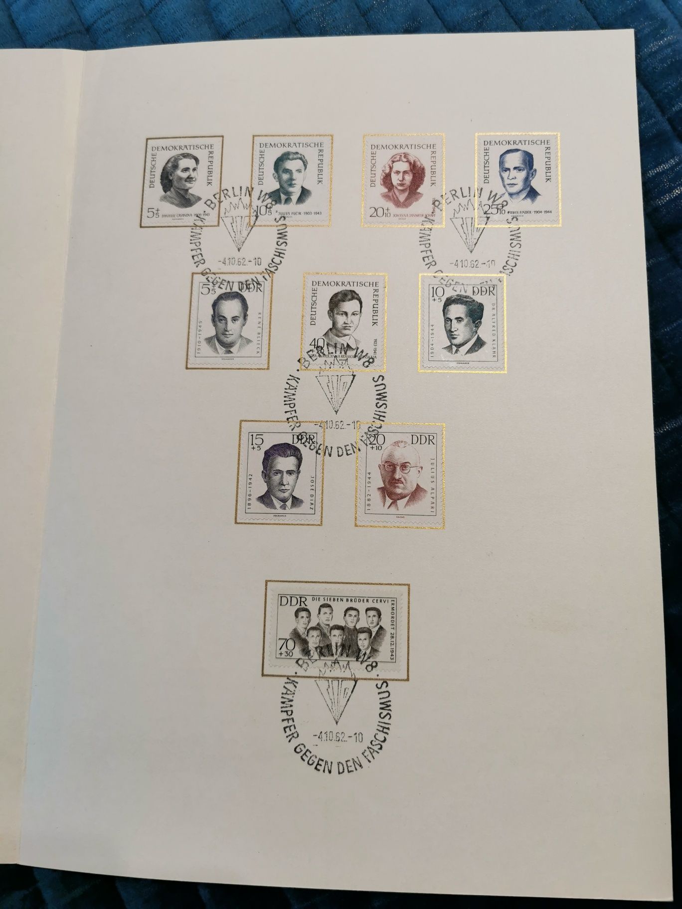 Блок марки - Демокрация, комунизъм, Германия