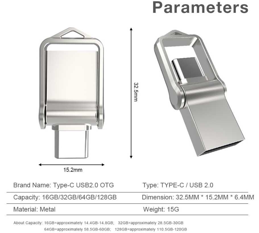 Tipe-C I MINI флаш памет I 16 GB