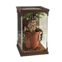 Figurina de colectie Loud Mandrake, Harry Potter, 17 cm, suport sticla