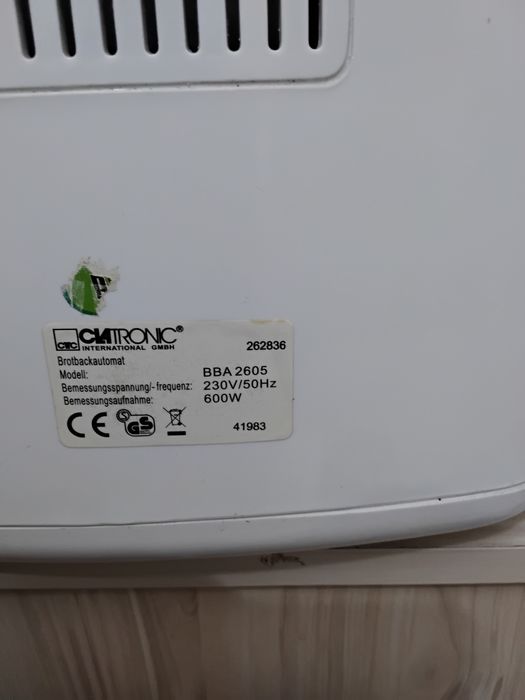 Mașină de făcut pâine