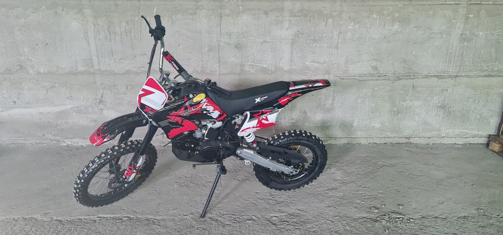 Cross 125cc 17 14 adusa din Germania suspensie reglabila pe gaz