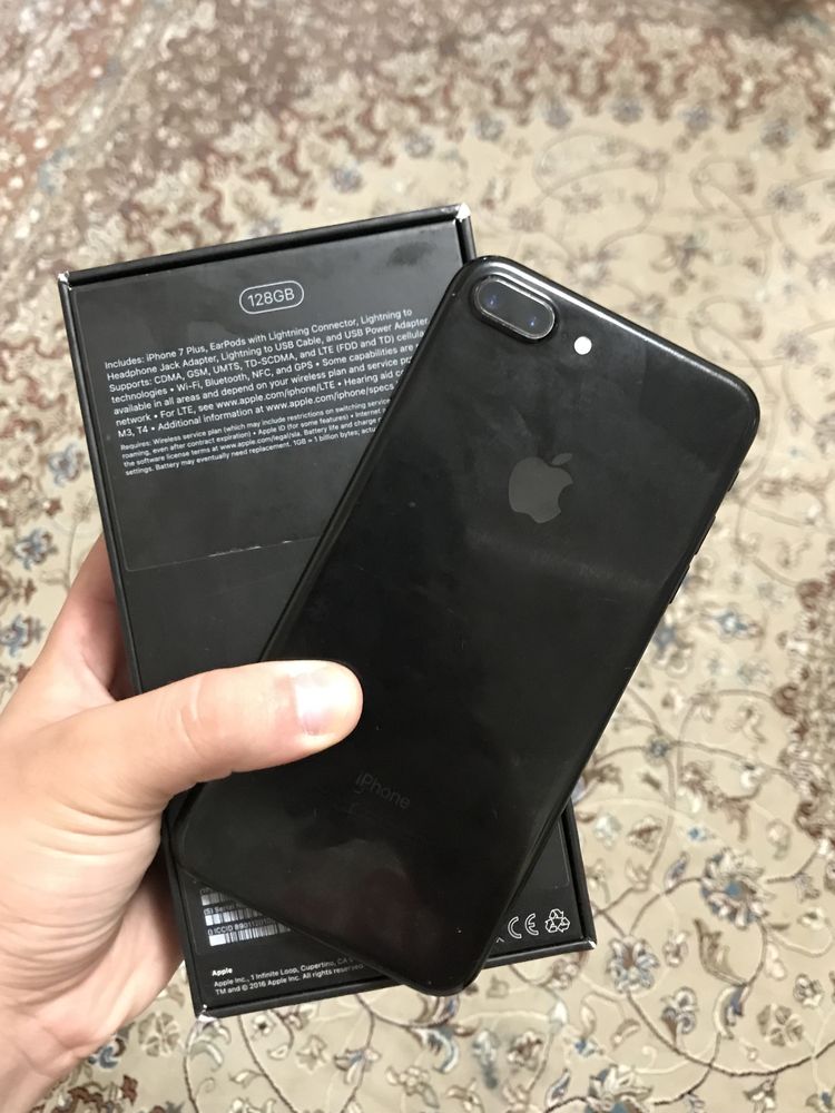 Iphone 7 plus 128gb jet black