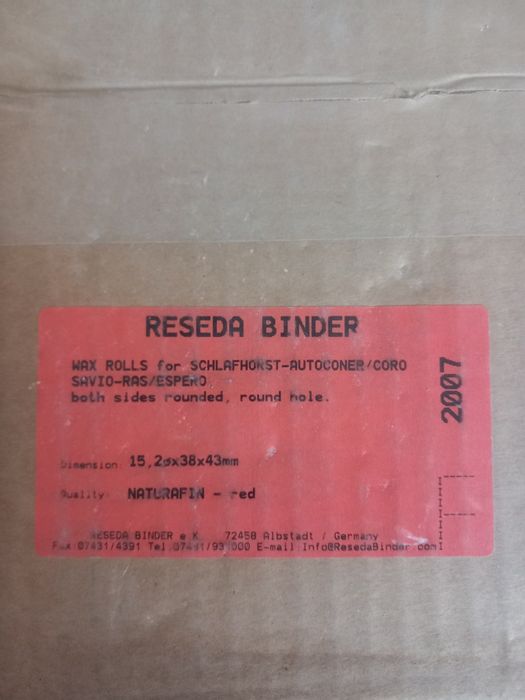 Продавам немски парафин Reseda Binder