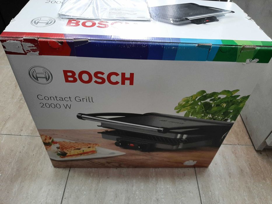 Електрическа скара- Грил 3 в 1 Bosch TCG4215, 2000 W, Нов