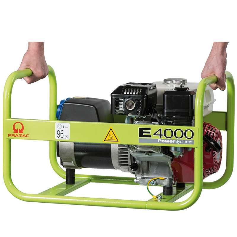 Generator de curent PRAMAC E4000, 3.1 kW, 220V, benzina, Made in Italy