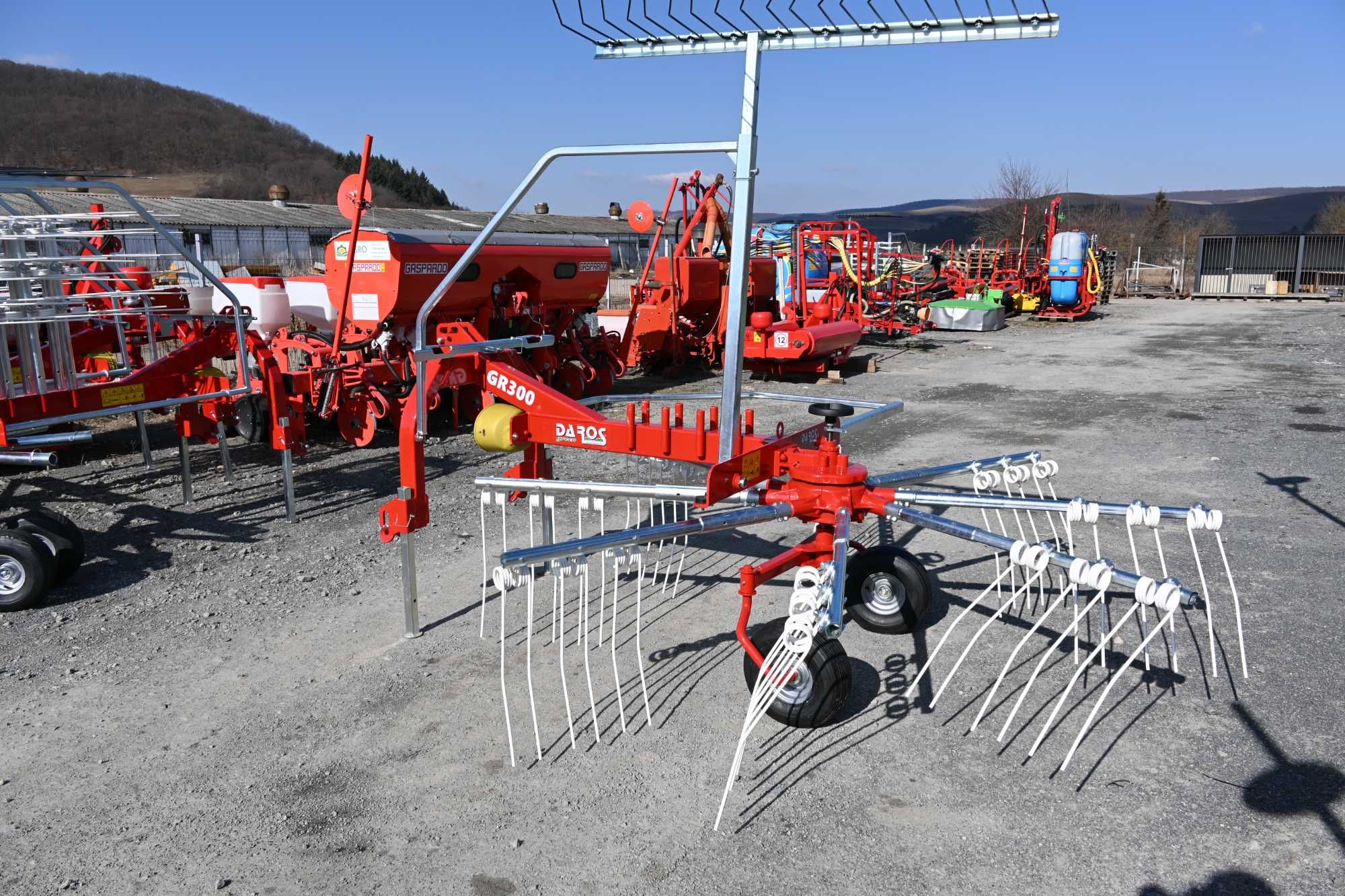 Grebla paianjen de adunat DA ROS GR 300 - fabricat in ITALIA