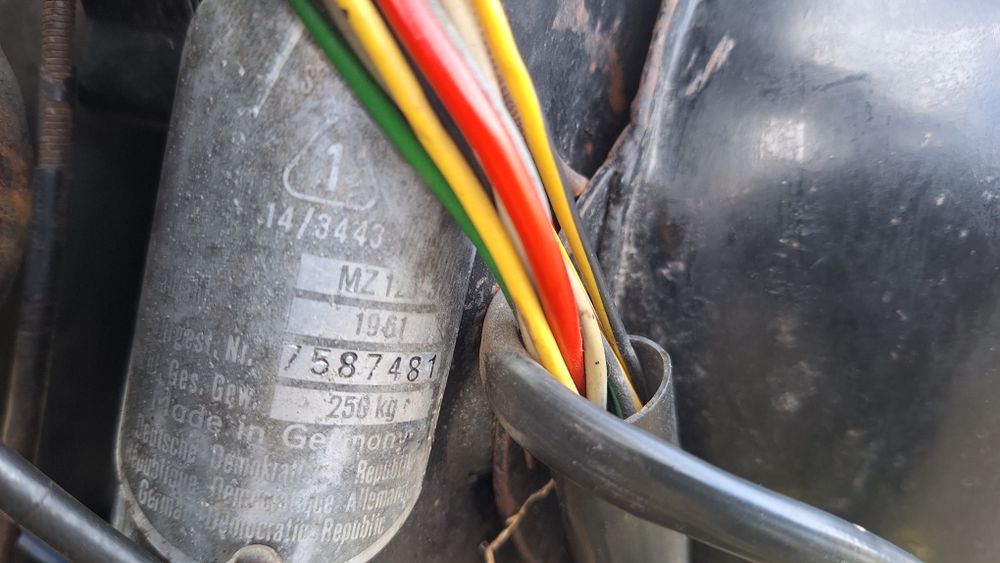 Motocicleta MZ 125 din 1961