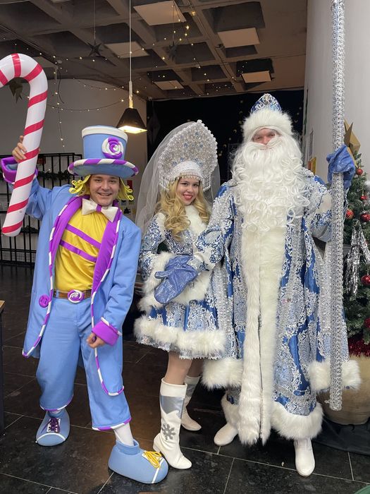 Дед мороз и снегурочка, новогодняя шоу программа