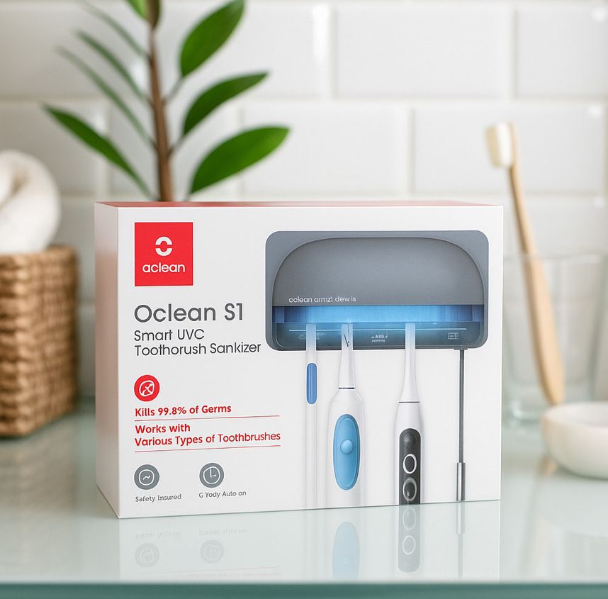 Стерилизатор за четка за зъби Oklean S1,c UVC-LED