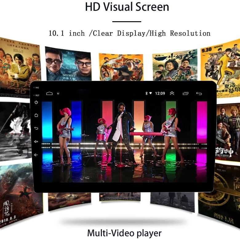 Navigatie Universala 10 inch Android 9.1 -1Din Gps WiFi Casetofon DVD