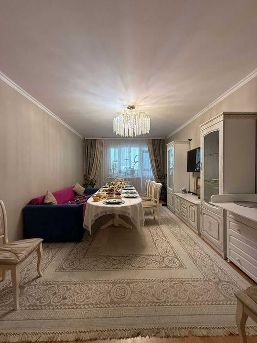 3 ком кв. 100 кв.м ЖК Жагалау, за ТРЦ Хан Шатыр