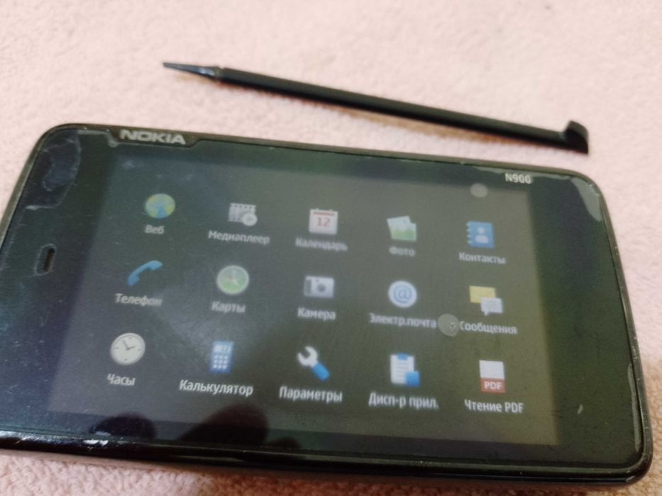 Смартфон Nokia N900  рабочий телефон. Винтаж