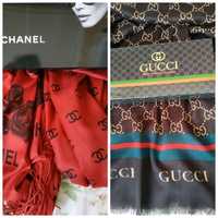 Жен. палантин "Chanel" и "Gucci". Новый.