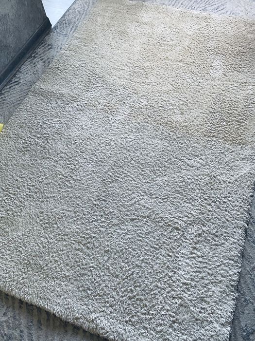 Ковер шегги шелковый+ плед такой же после химчистки 60000